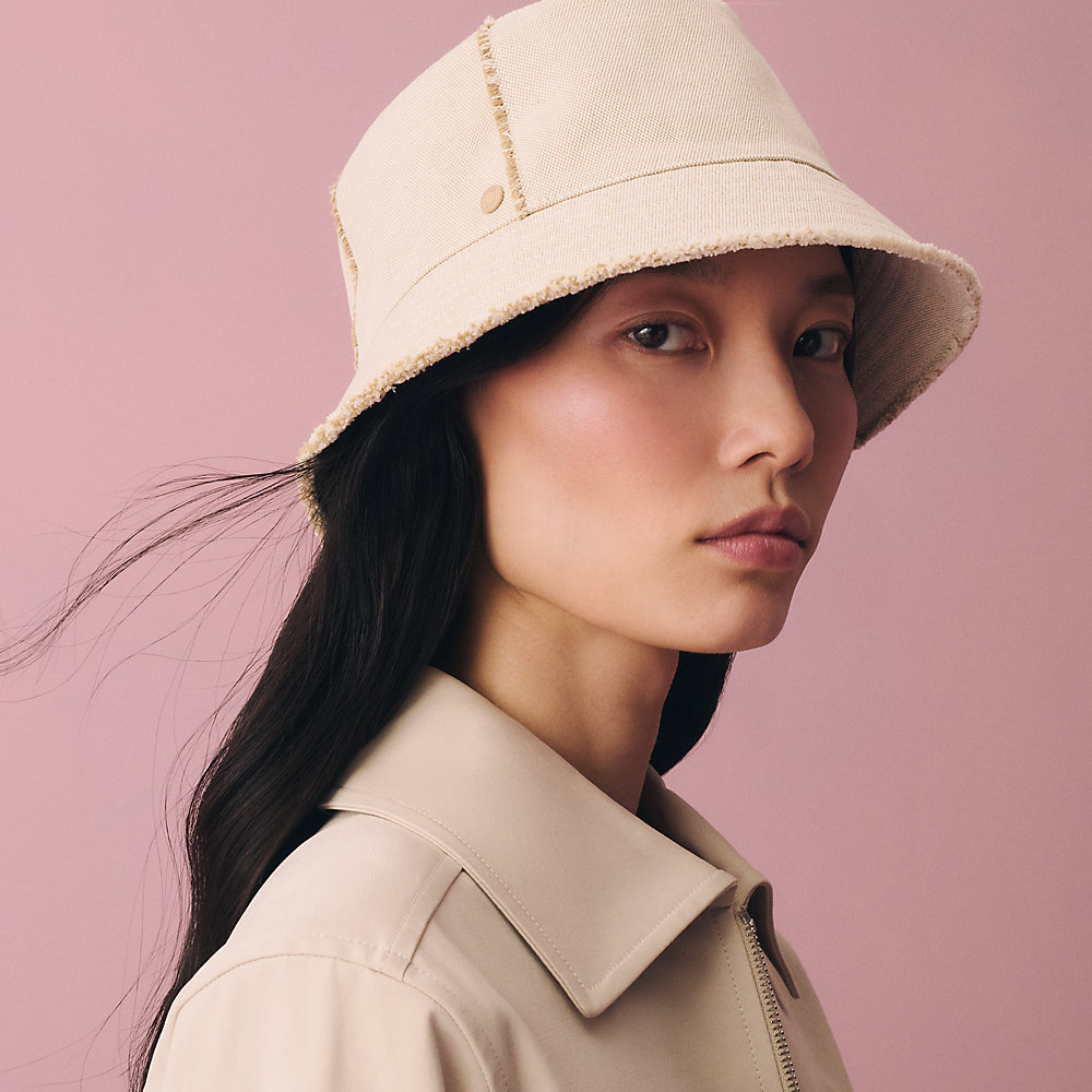Calvi Effrangee bucket hat | Hermès USA